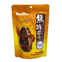 Семена подсолнечника жареные со вкусом карамели Roasted Sunflower Seeds Caramel Flavor CHACHA 160 г