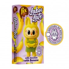 Шоколад Labu Late (Labubu) з банановим кремом Fix 75г