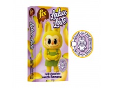 Шоколад Labu Late (Labubu) з банановим кремом Fix 75г