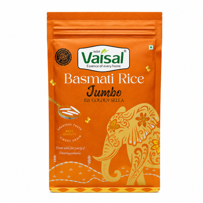 Рис басматі Jaisal Jumbo Golden Sella 1кг