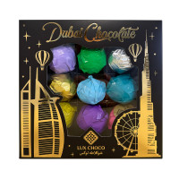 Асорті дубайських цукерок LUX CHOCO BROWN (9 смаків), 340г