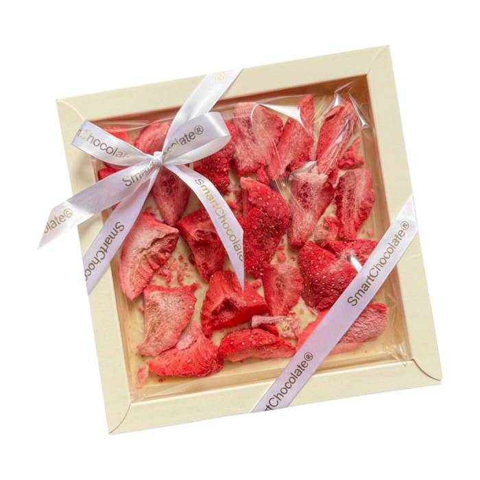 Натуральний шоколад Naked Strawberry, ТМ SmartChocolate® 75г