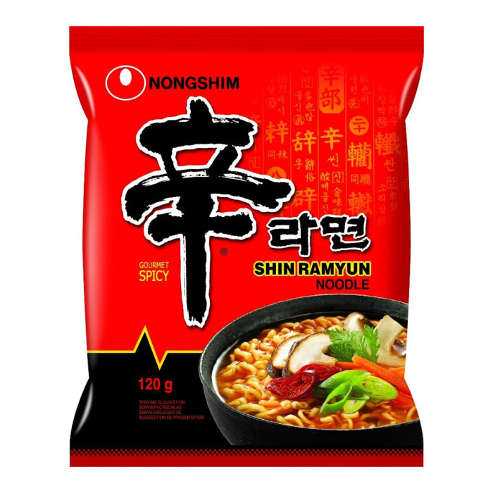 Корейський Шин Рамьон Nongshim середньогострий 120 г