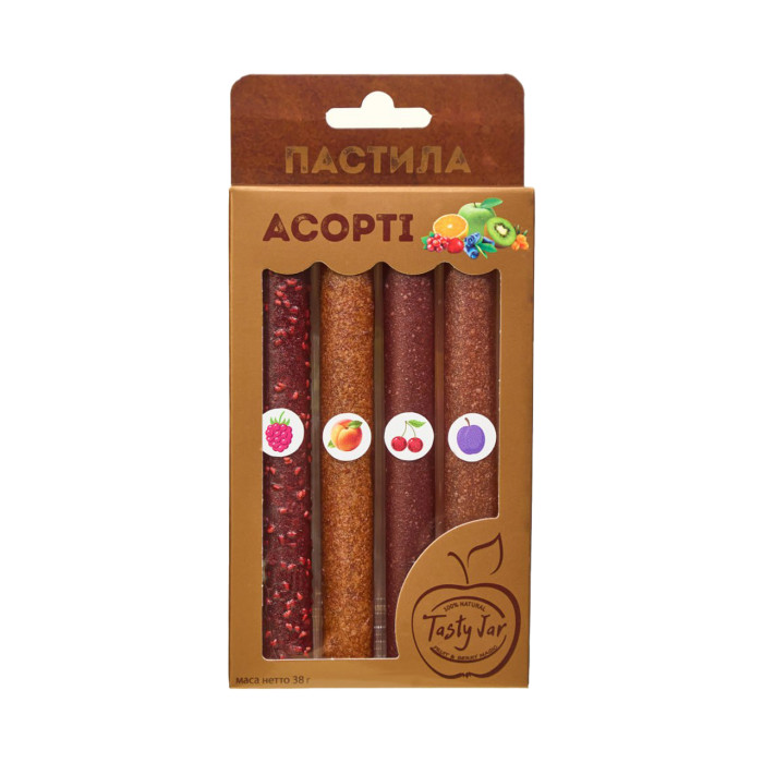 Пастила Асорті Tasty Jar в коробочці 38г