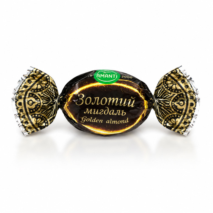 Цукерки Золотий мигдаль в глазурі Amanti, 1 кг