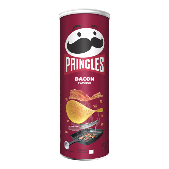Чипсы бекон Великобритания Pringles 165г