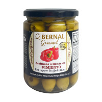 Оливки фаршировані перцем Bernal 436 г