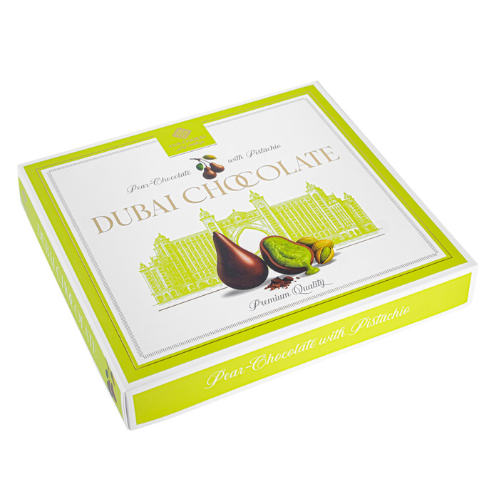 Дубайські цукерки LUX CHOCO Груша з фісташковим кремом 175г