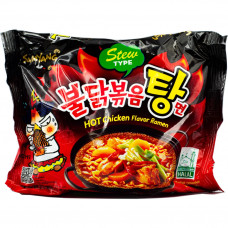 Суп рамон очень острый Бульдак со вкусом тушеной курицы Samyang 145г
