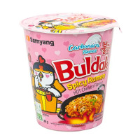 Локшина рамьон дуже гостра Бульдак Карбонара у стакані Samyang 80г