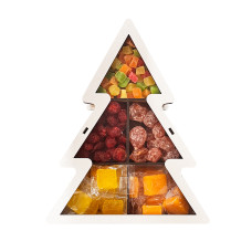 Мікс горіхів та сухофруктів Новорічна ялинка №1, 650г