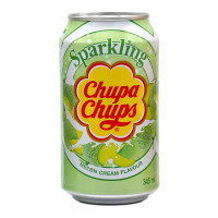 Напиток Chupa Chups Melon&Cream, газированный, ж/б, 345 мл