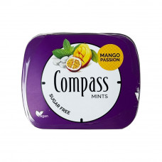 Драже без сахара вкус Mango Passion с мятой Compass 14 г