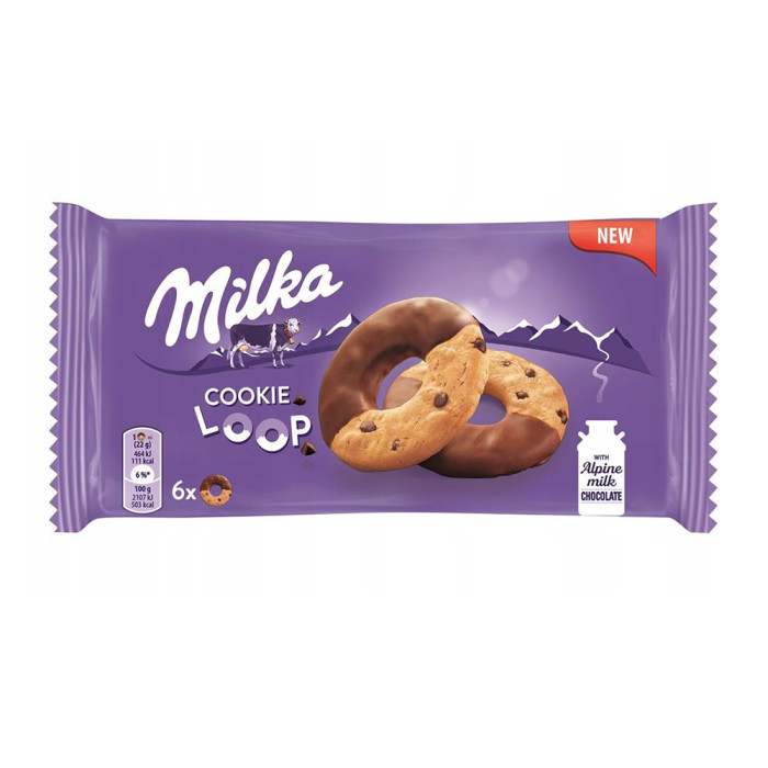 Печенье Cookie Loop Швейцария Milka 132 г