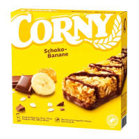 Батончик Corny злаковый с бананом в молочном шоколаде 150 г