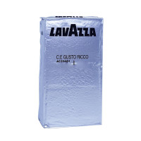 Кава мелена Crema e Gusto Ricco срібло Італія LAVAZZA 250 г
