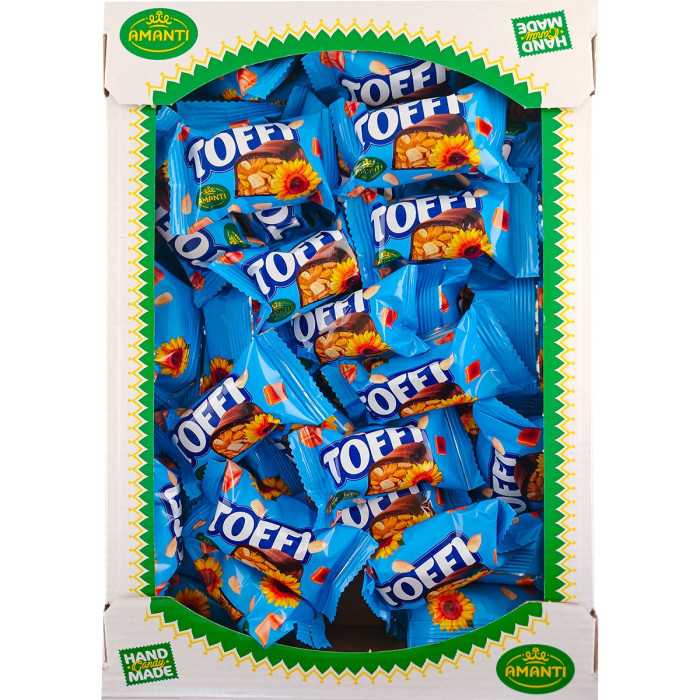 Цукерки TOFFI глазуровані Amanti 1кг
