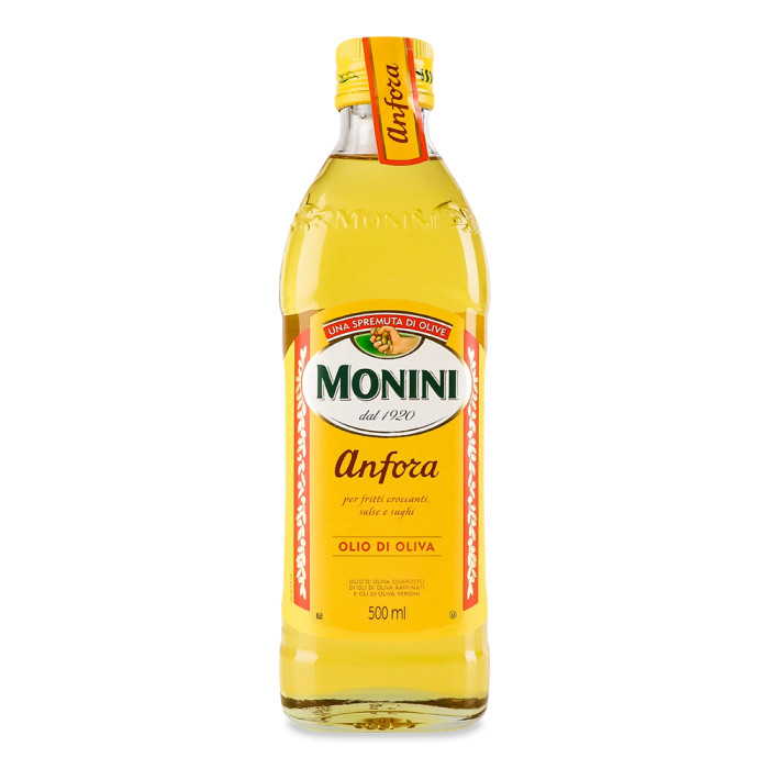 Оливкова олія Anfora Італія скло Monini 500мл