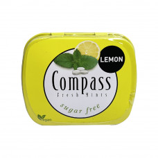 Драже без цукру смак лимона з м'ятою Compass 14г