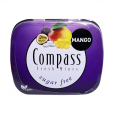 Драже без цукру смак манго Compass 14 г