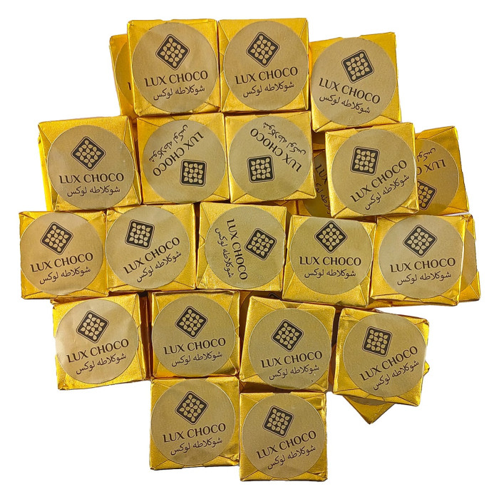 Цукерки LUX CHOCO квадрат з буено та катаїфі
