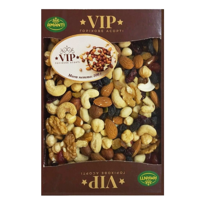 Ореховая смесь VIP 0,5кг Amanti