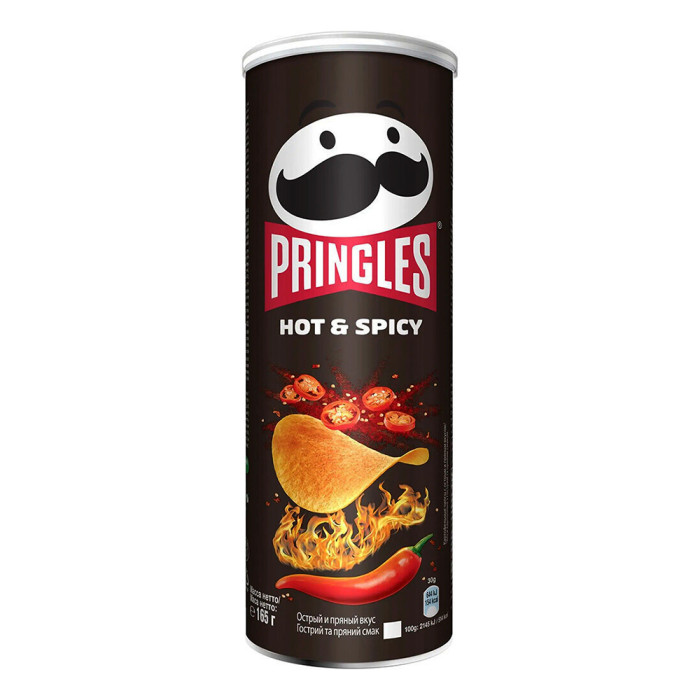 Чипси Hot & Spicy Pringles 165г
