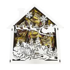 Набір цукерок зимовий будинок ПТАШКА 1кг