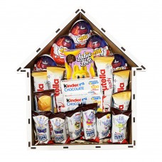 Набір цукерок Новорічний будинок хлопці 600 г