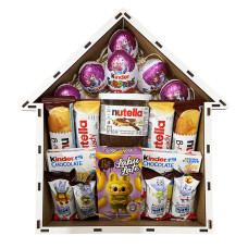 Набір цукерок Новорічний будинок дівчата 650 г