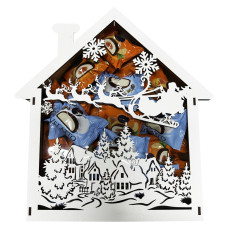 Набір цукерок зимовий будинок VELATO 1кг