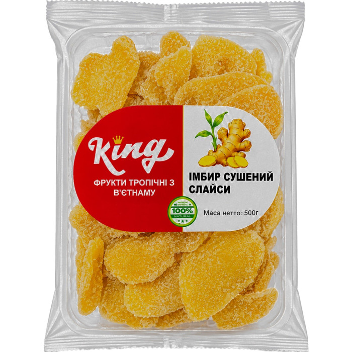 Імбир в цукрі King 500г