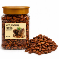 Кедровий горіх в шкарлупі банка 500г