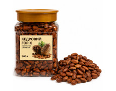Кедровий горіх в шкарлупі банка 500г