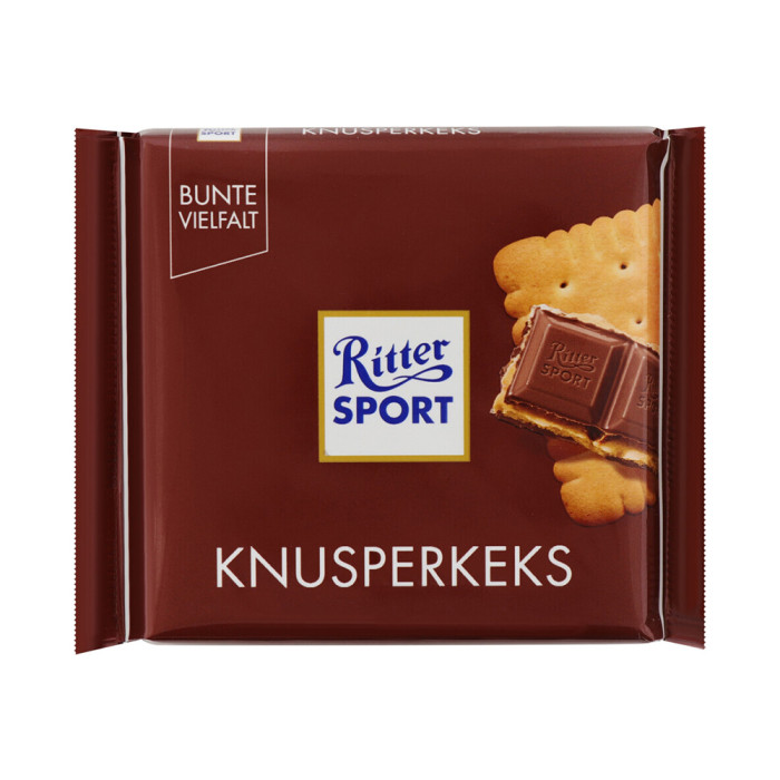 Шоколад Ritter Sport Knusperkeks молочний 100г