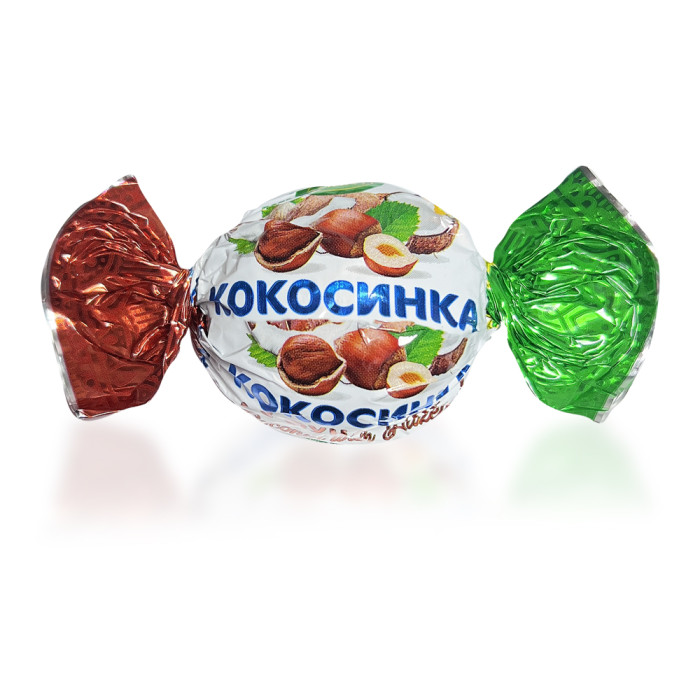 Цукерки Кокосинка з фундуком в глазурі Amanti 1 кг