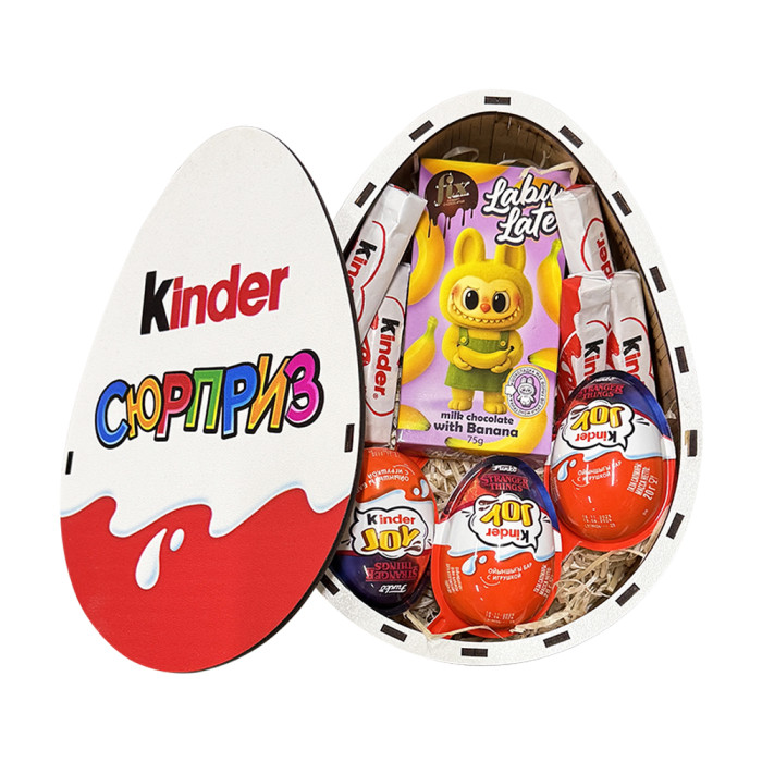 Набір подарунковий дитячий Kinder Surprise Labubu+Stranger Things 210г