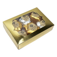 Мікс дубайських цукерок LUX CHOCO золото/срібло 250г