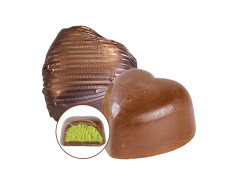 Дубайські цукерки серце з фісташковою начинкою та катаїфі LUX CHOCO