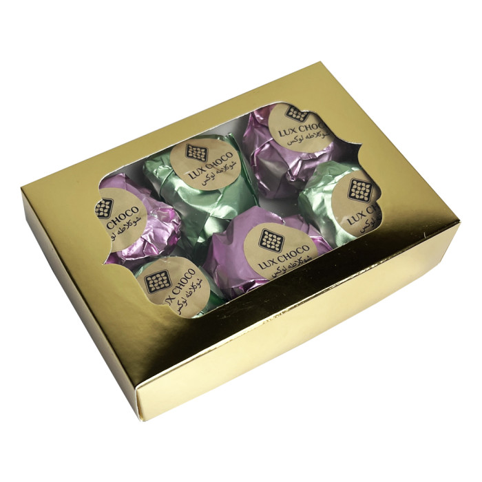 Микс дубайских конфет LUX CHOCO розовый/зеленый 250г