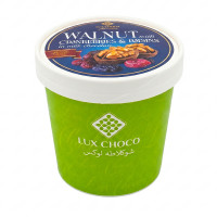 Волоський горіх з журавлиною та родзинками в молочному шоколаді 200г LUX CHOCO