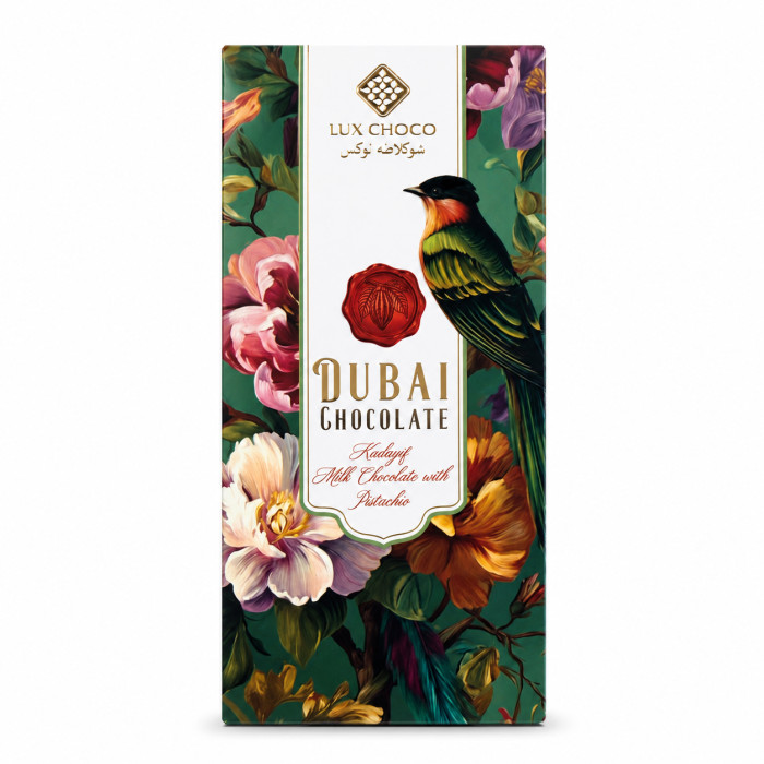 Шоколад молочний з фісташковою начинкою Lux Choco, 200 г