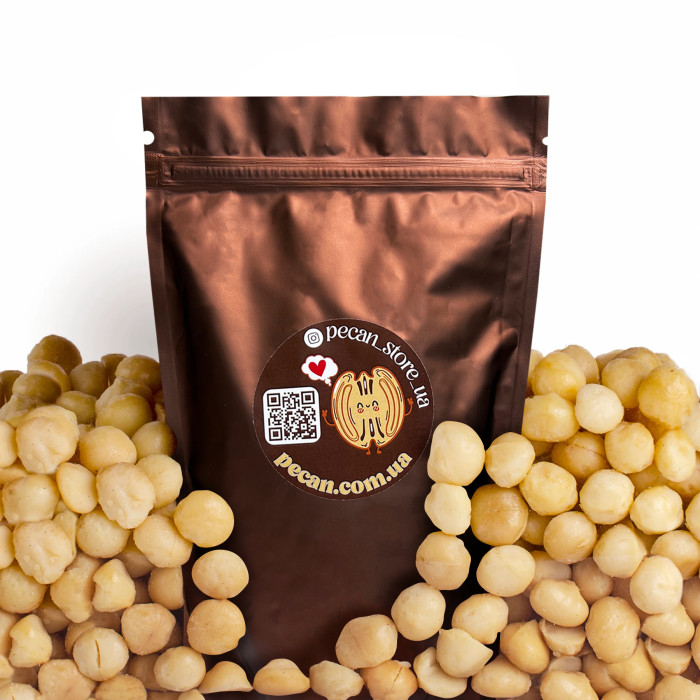 Орех Макадамия очищенная с карамелью 500г (вакуум)