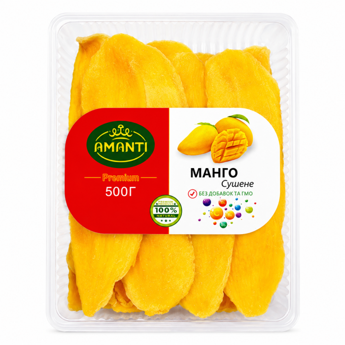 Манго натуральное сушенное Amanti 500 г