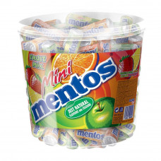 Драже фруктове міні мікс відро Ментос Mentos fruit 10,5g*120шт