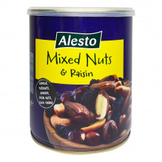 Горіхова суміш з родзинками Mixed Nuts & Raisin Alesto ж/б 340г