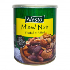 Горіхова суміш з сіллю Mixed nuts Alesto ж/б з сіллю 340г