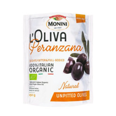 Оливки чорні з кісточкою Monini BIO Peranzana 150г