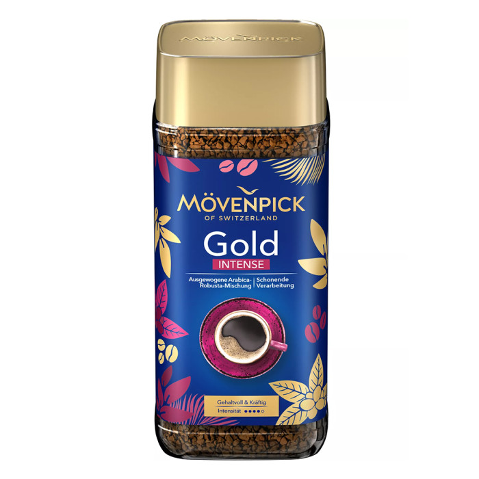 Кава розчинна Gold Intense Німеччина MOVENPICK 200г