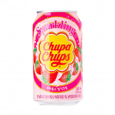 Напій Sparkling Strawberries Полуниця з/б Корея Chupa Chups 345 мл